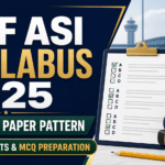ASF ASI syllabus 2025 reported paper pattern and subjects