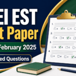 FGEI EST Past Paper 23 February 2025 solved questions