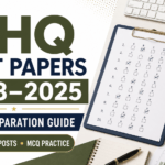 GHQ Past Papers 2018 to 2025 test preparation guide