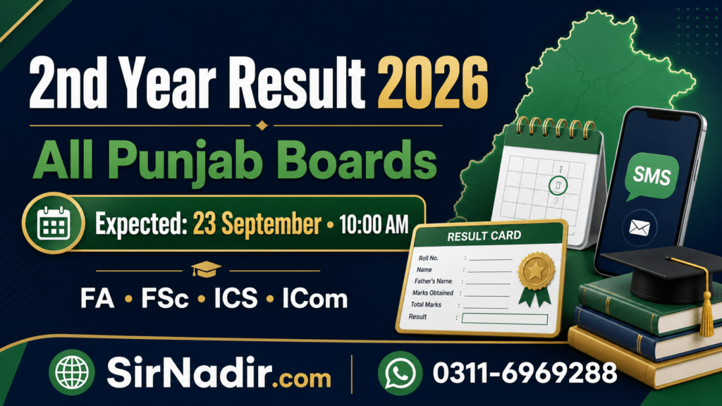 Expected 2nd Year Result 2026 date for all Punjab Boards