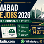 Islamabad Police Jobs 2026 with 1624 posts and 14 September deadline