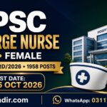 PPSC Charge Nurse Jobs 2026 Case 33-RD