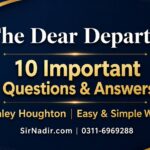 The Dear Departed 10 short questions and answers for class 9 in easy words