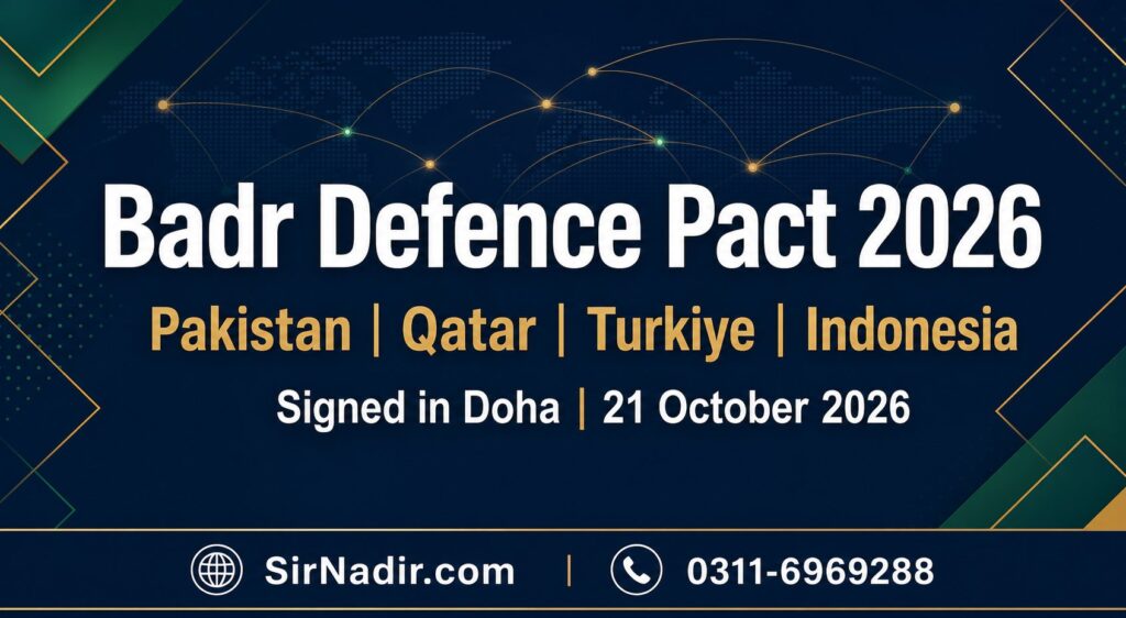 Badr defence pact 2026 Pakistan Qatar Turkiye Indonesia