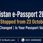 Pakistan e-passport 2026 MRP stopped from 23 October
