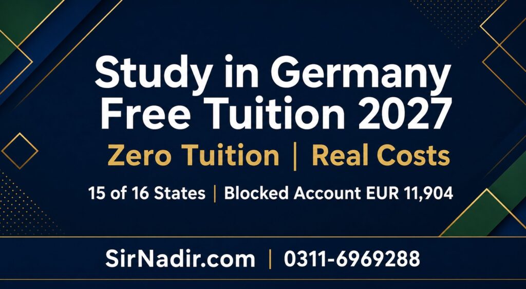 Study in Germany free tuition 2027 real costs blocked account