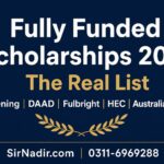 Fully funded scholarships 2027 real list and application plan