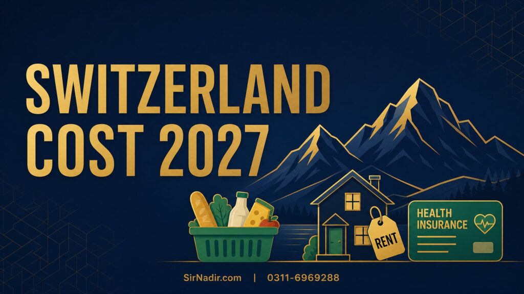 Cost of living in Switzerland 2027 monthly budget
