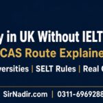 Study in UK without IELTS 2027 CAS route universities and costs
