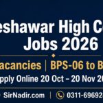 Peshawar High Court jobs 2026 41 vacancies apply online through ETEA